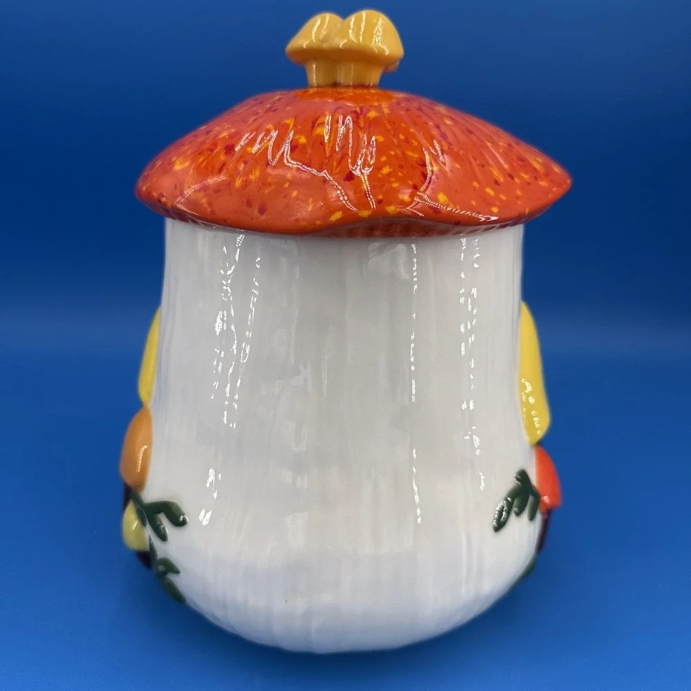 Vintage Arnels Mushroom Canister 9